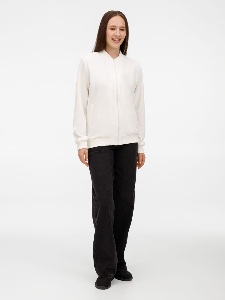 Бомбер унисекс Townie, молочно-белый, размер XL