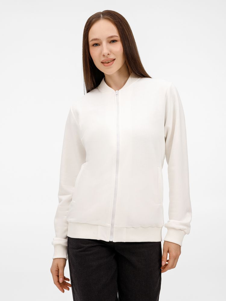 Бомбер унисекс Townie, молочно-белый, размер XL