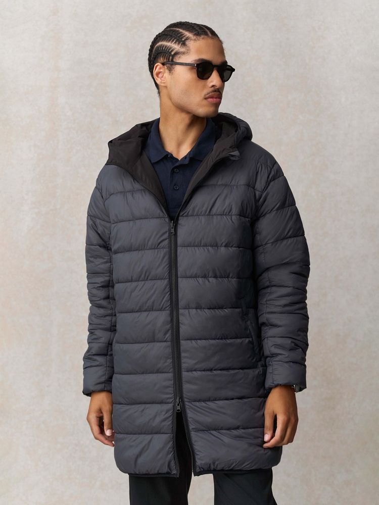 Куртка-парка унисекс Reverse, черная, размер L