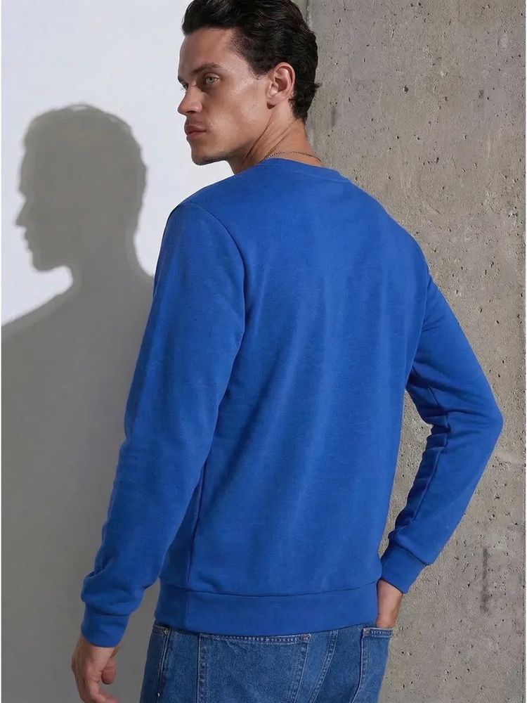 Свитшот Basic, синий, размер 3XL
