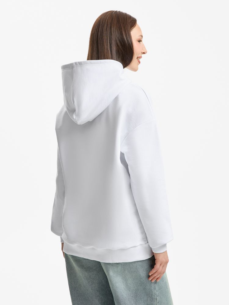 Худи унисекс оверсайз Daylero, белое, размер 3XL/4XL