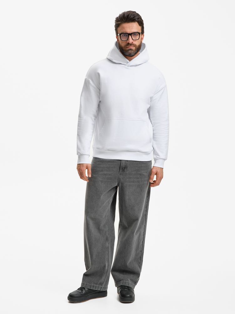 Худи унисекс оверсайз Daylero, белое, размер 3XL/4XL