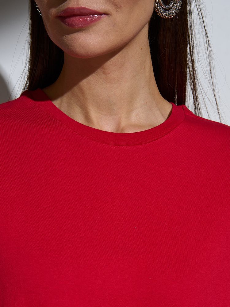 Футболка Oversize Premium, красная, размер M