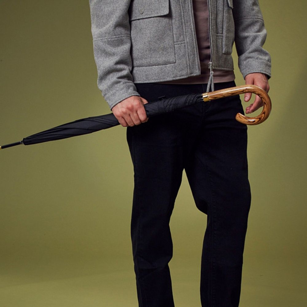 Зонт-трость Commissioner, черный