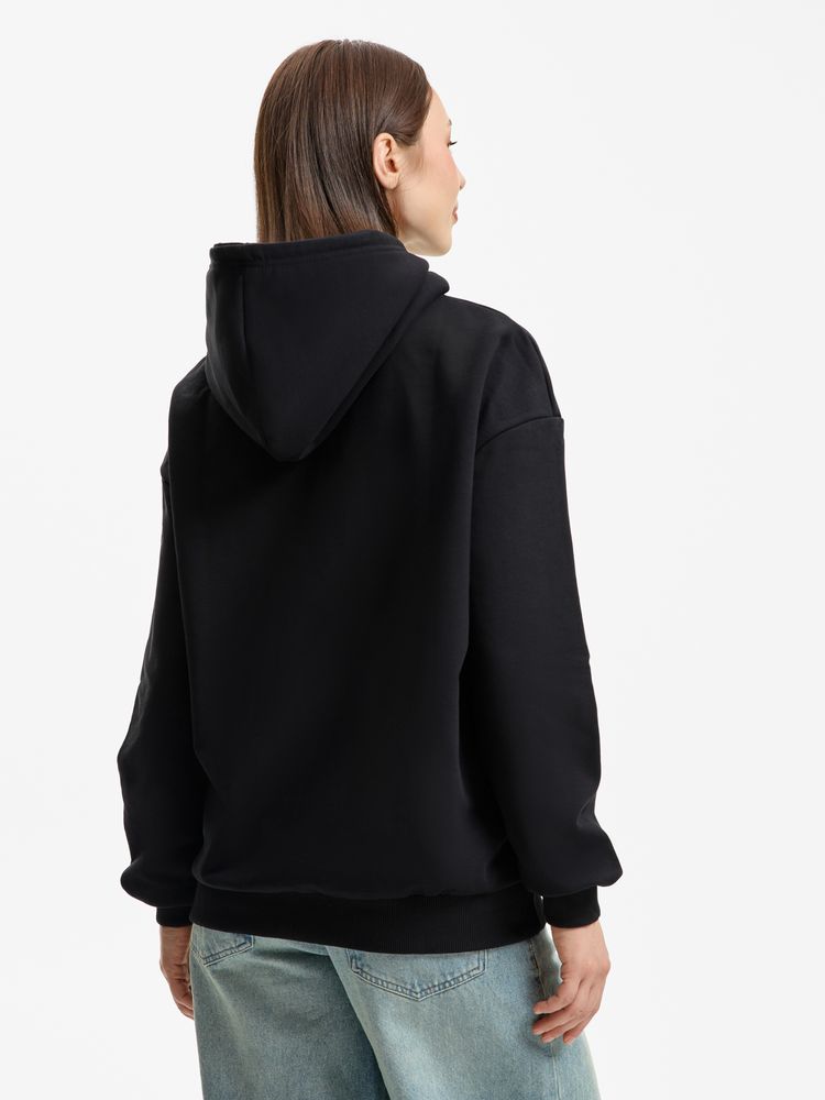 Худи унисекс оверсайз Daylero, черное, размер XS/S