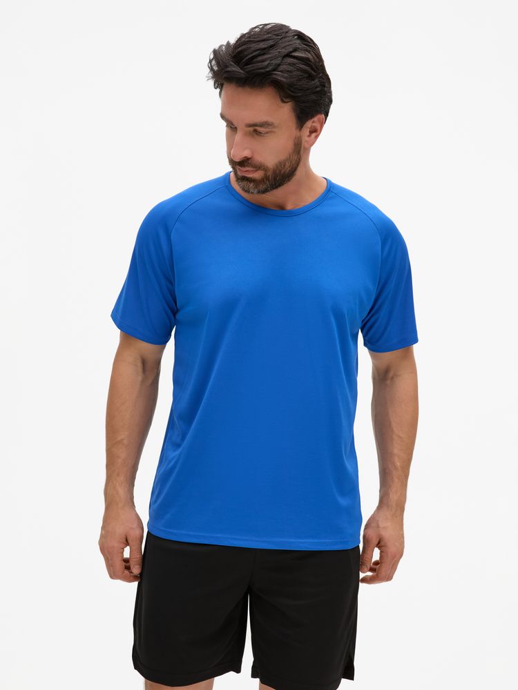 Футболка унисекс Sporty 140 ярко-синяя, размер XL