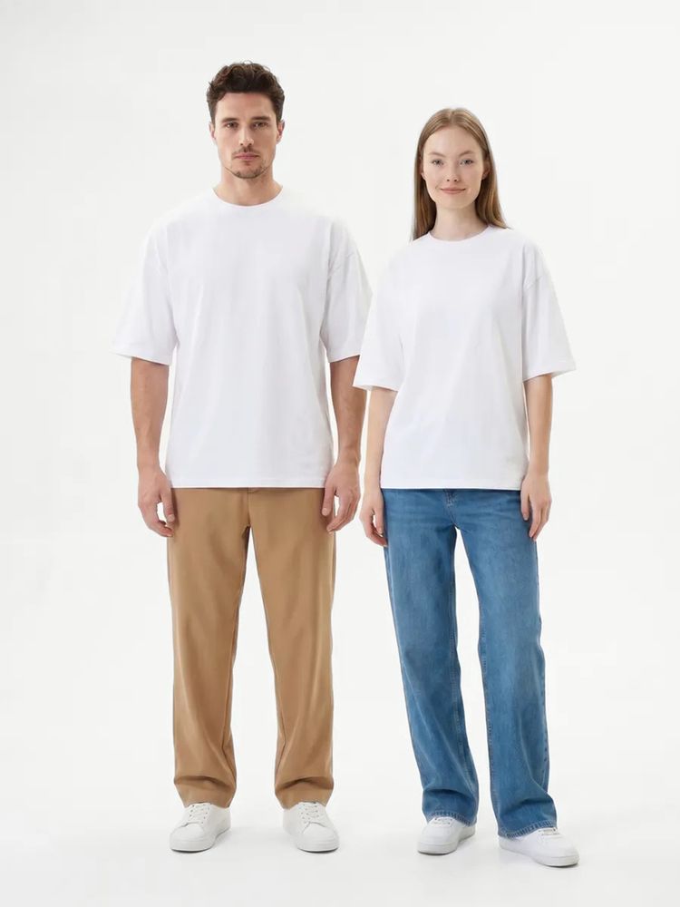 Футболка Oversize Premium 210, белая, размер XXL
