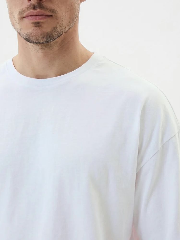 Футболка Oversize Premium 210, белая, размер XXL