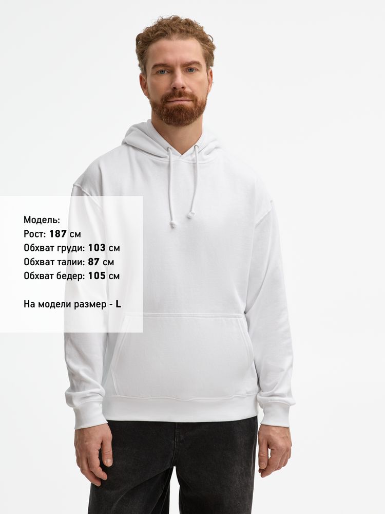 Худи унисекс Condor, белое, размер L