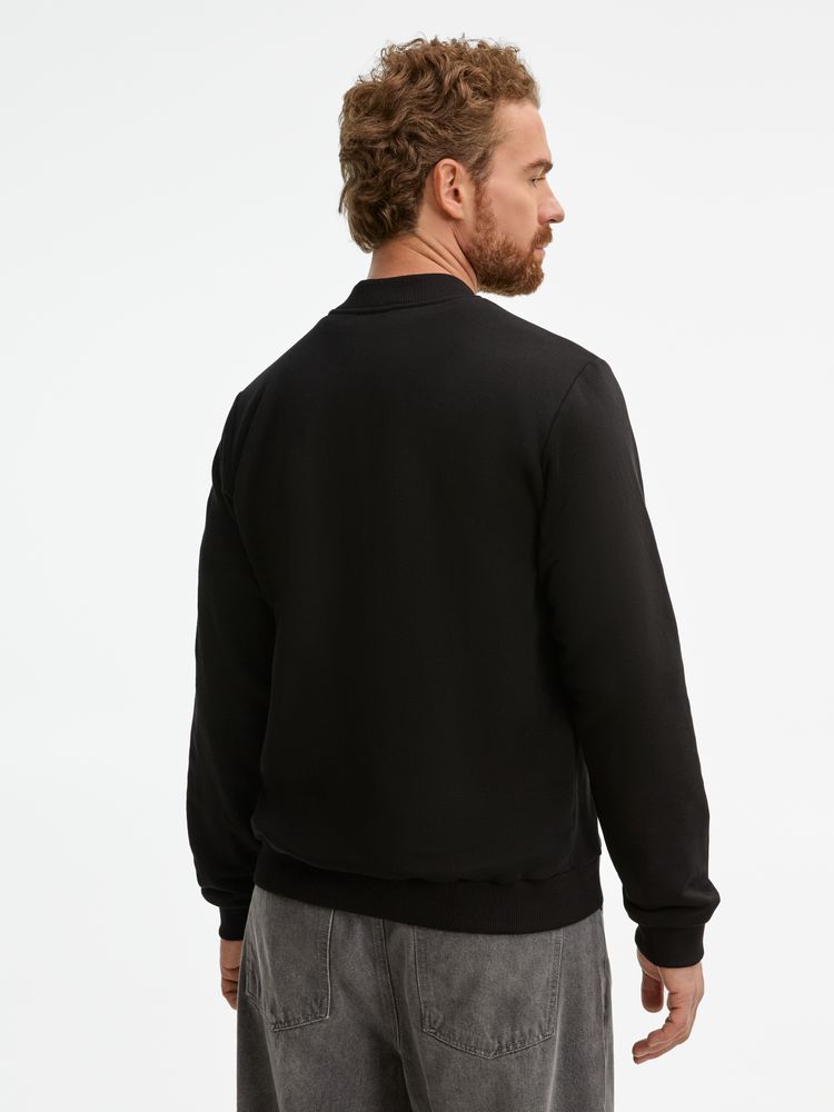 Бомбер унисекс Nuppu, черный, размер S