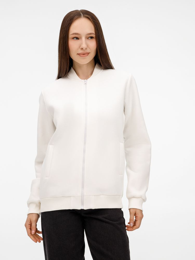 Бомбер унисекс Estado, молочно-белый, размер S