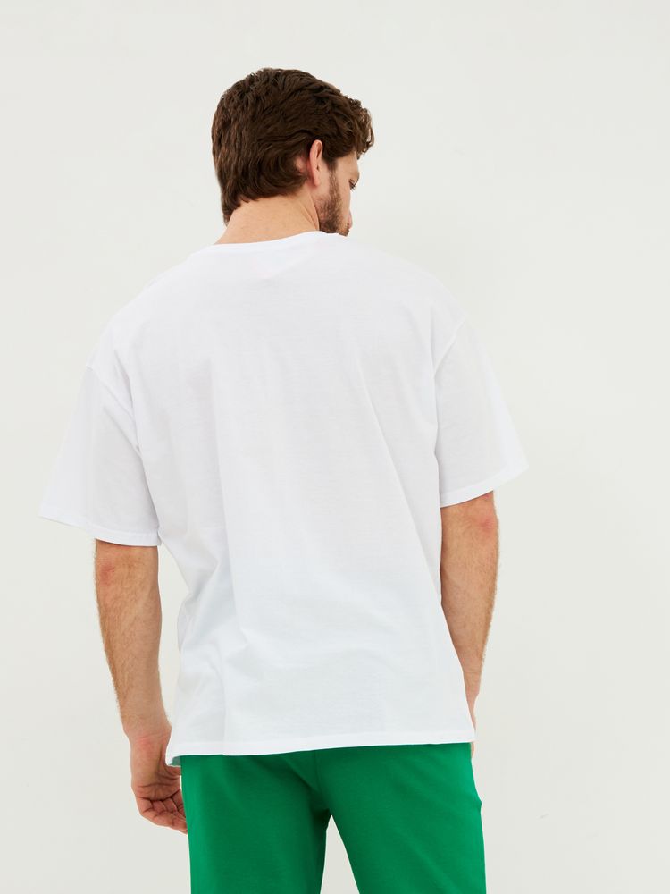 Футболка Oversize Premium, белая, размер XXL