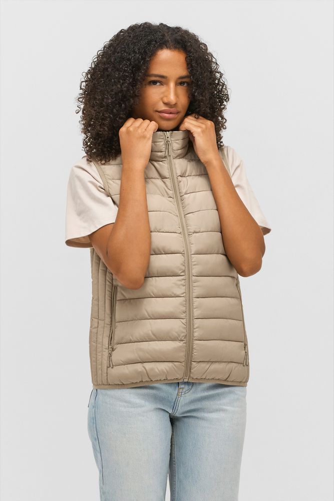 Жилет женский Stream BW Women, серо-бежевый, размер XL