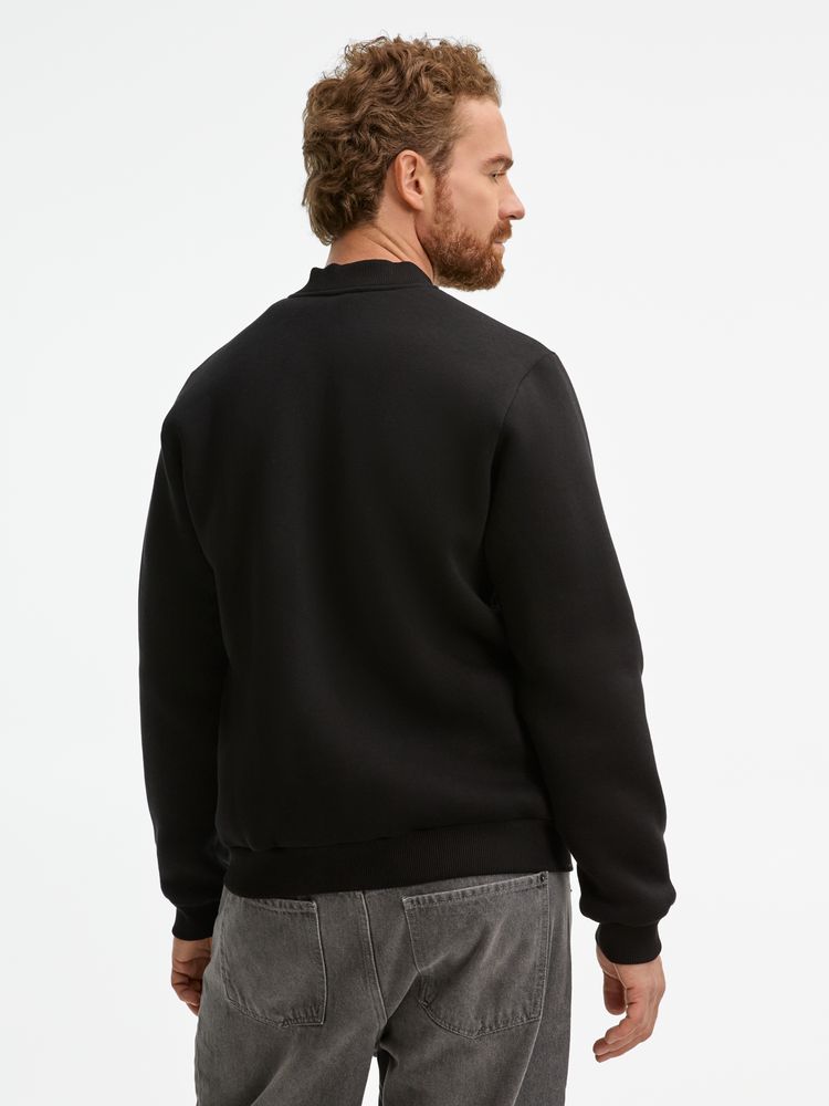 Бомбер унисекс Estado, черный, размер S