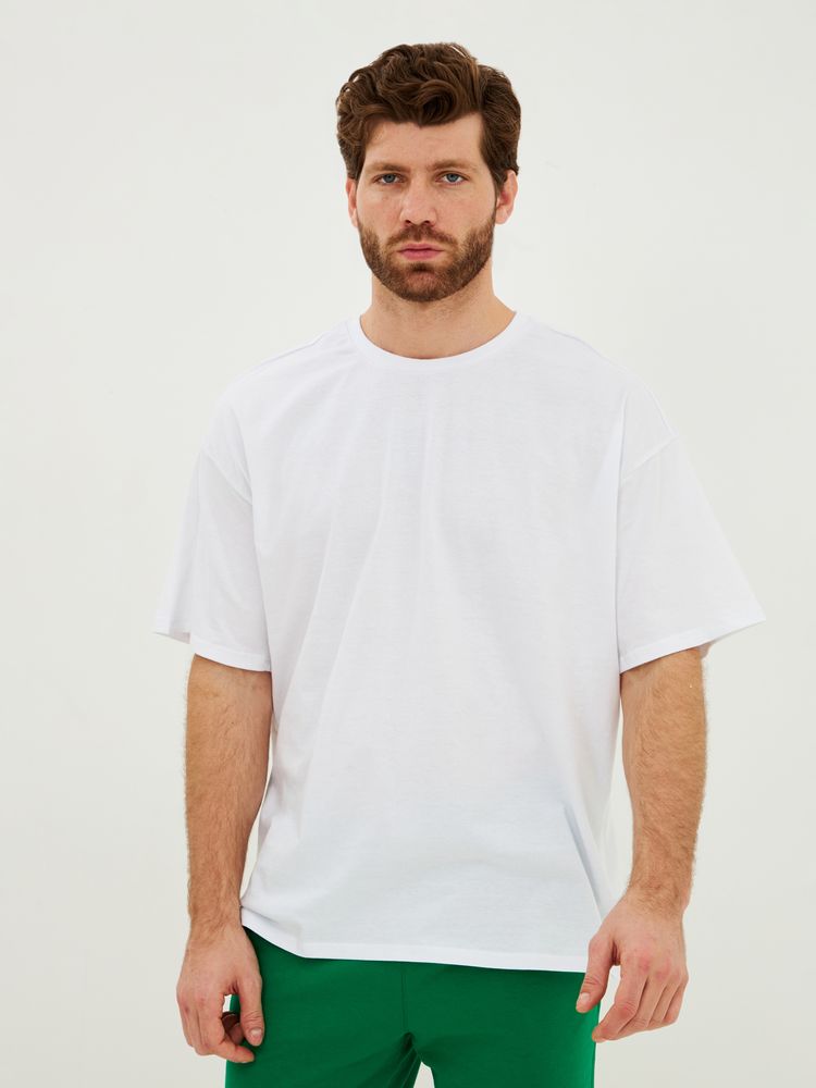 Футболка Oversize Premium, белая, размер XXL
