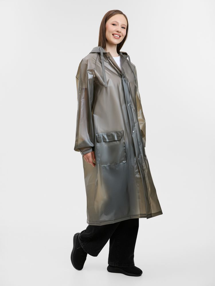 Дождевик RainDrop, серый, размер XL/XXL