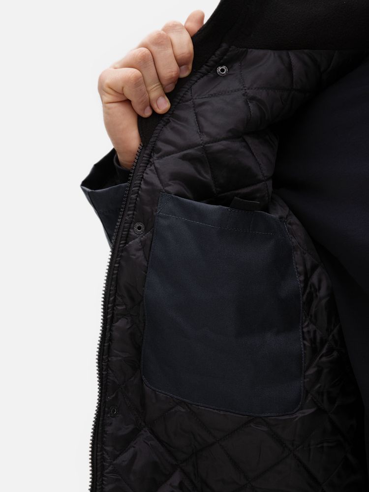 Куртка на стеганой подкладке Robyn темно-синяя, размер L