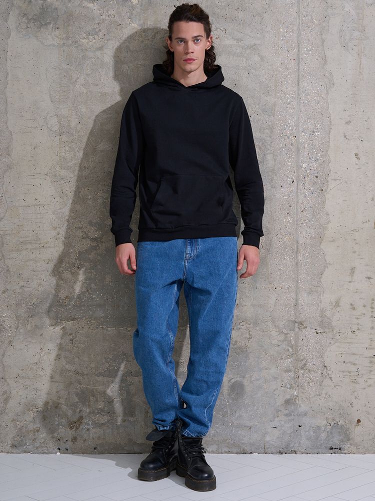 Худи Basic, черное, размер XXL