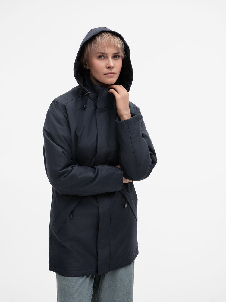 Куртка на стеганой подкладке Robyn темно-синяя, размер L