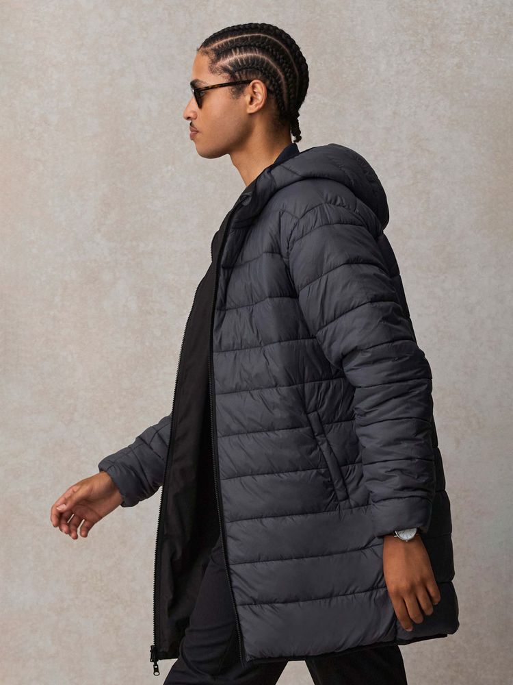 Куртка-парка унисекс Reverse, черная, размер L