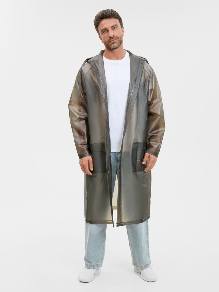 Дождевик RainDrop, серый, размер XL/XXL