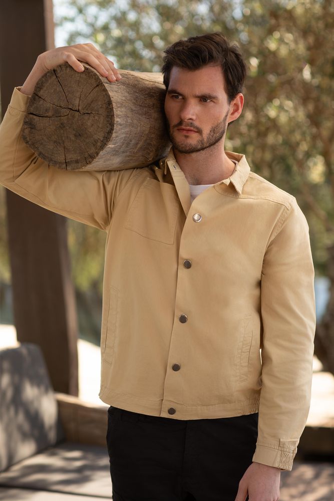 Куртка унисекс Bratislava, бежевая, размер L