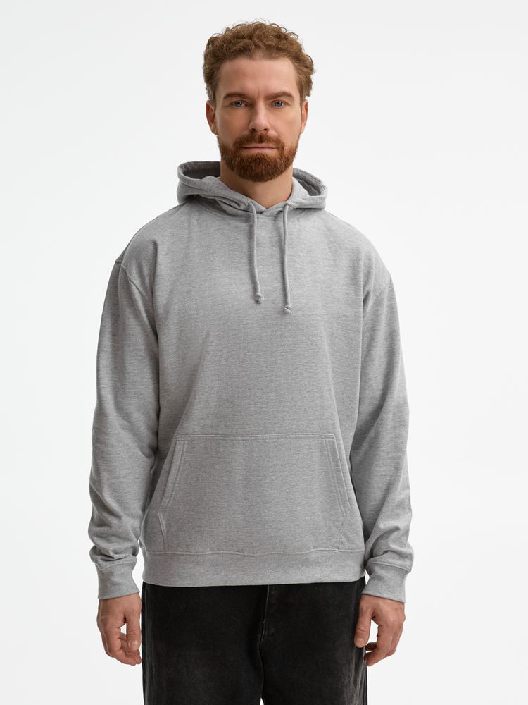 Худи унисекс Condor, серый меланж, размер 3XL