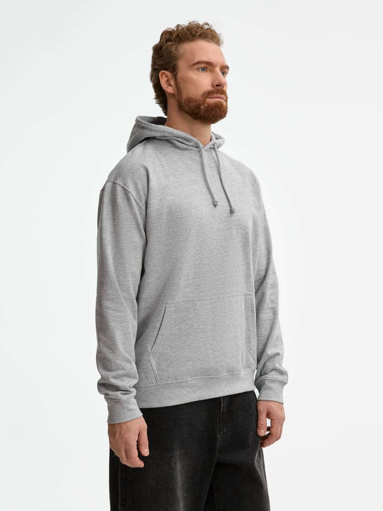 Худи унисекс Condor, серый меланж, размер 3XL