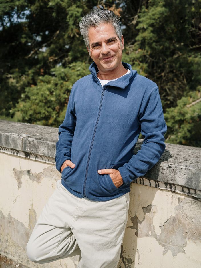 Куртка флисовая мужская Helsinki, красная, размер XL