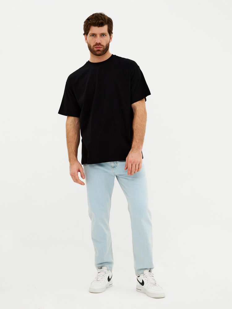 Футболка Oversize Premium, черная, размер M