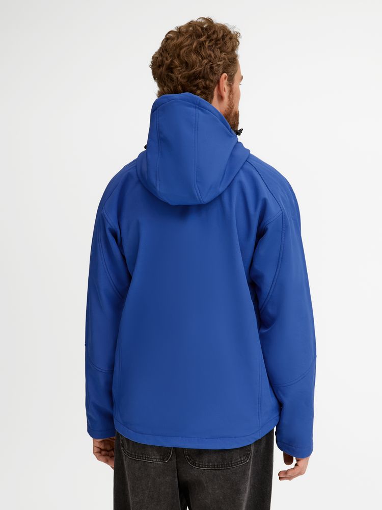 Куртка мужская с капюшоном Replay Men ярко-синяя, размер M