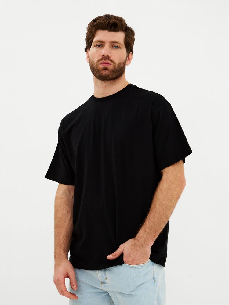 Футболка Oversize Premium, черная, размер M