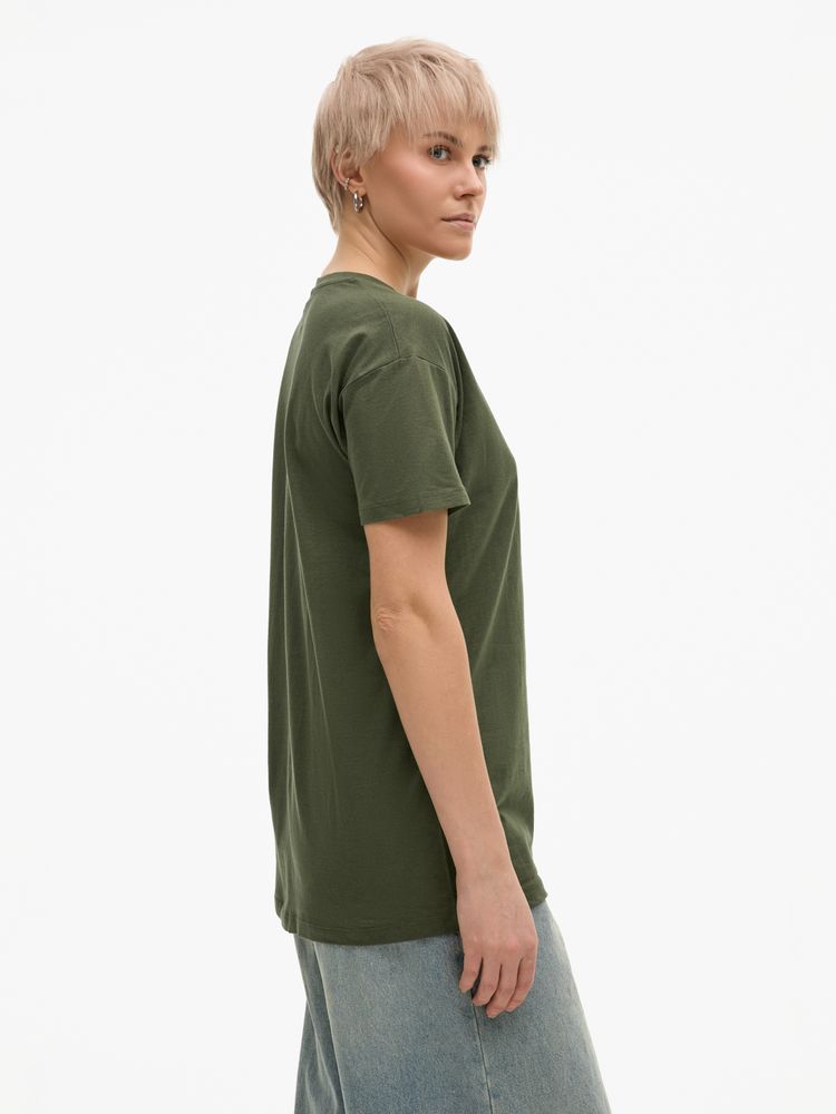 Футболка унисекс Regent 150, темный хаки, размер 5XL