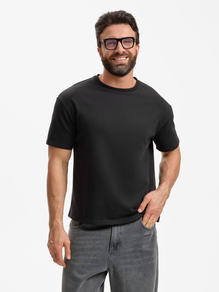 Футболка унисекс Durington, черная, размер XS/S