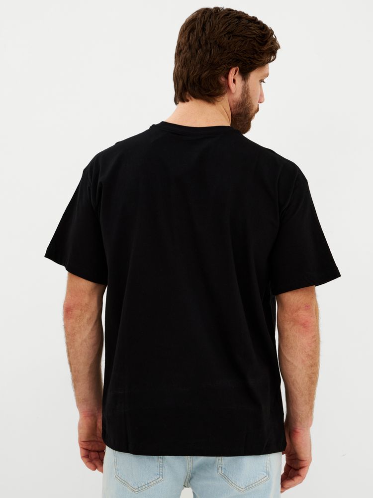 Футболка Oversize Premium, черная, размер M