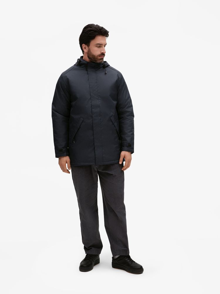 Куртка на стеганой подкладке Robyn темно-синяя, размер L