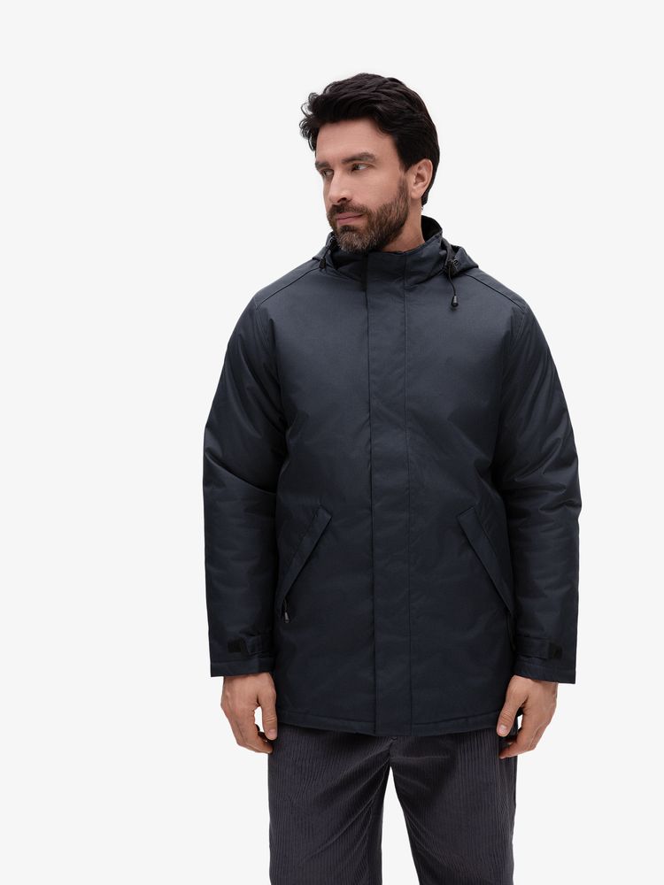 Куртка на стеганой подкладке Robyn темно-синяя, размер L