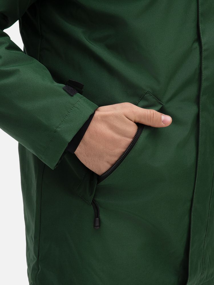 Куртка на стеганой подкладке Robyn, темно-зеленая, размер S