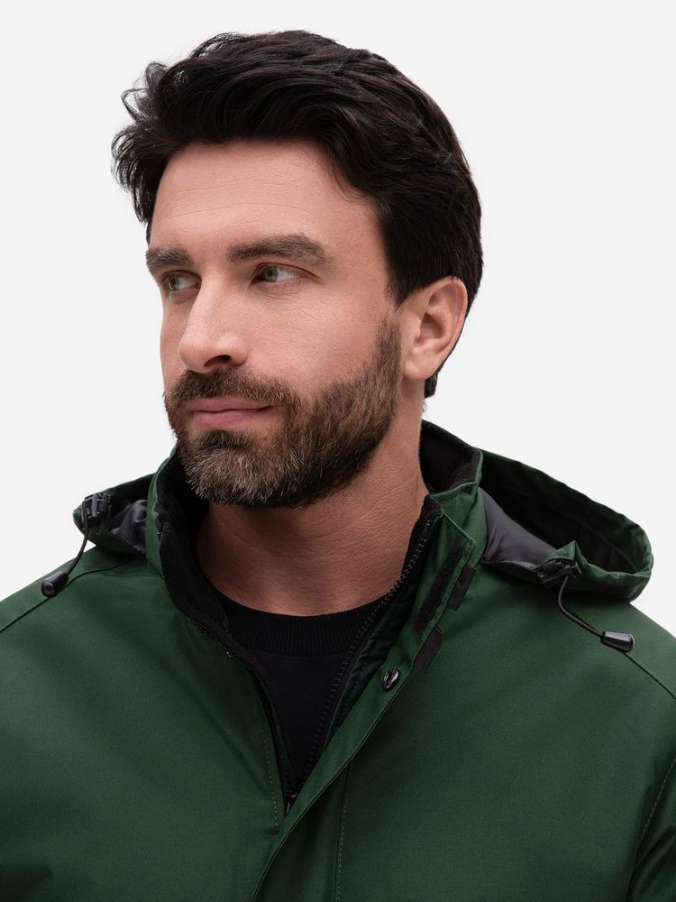 Куртка на стеганой подкладке Robyn, темно-зеленая, размер S