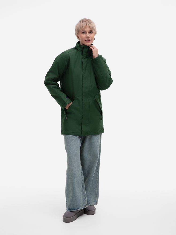 Куртка на стеганой подкладке Robyn, темно-зеленая, размер S