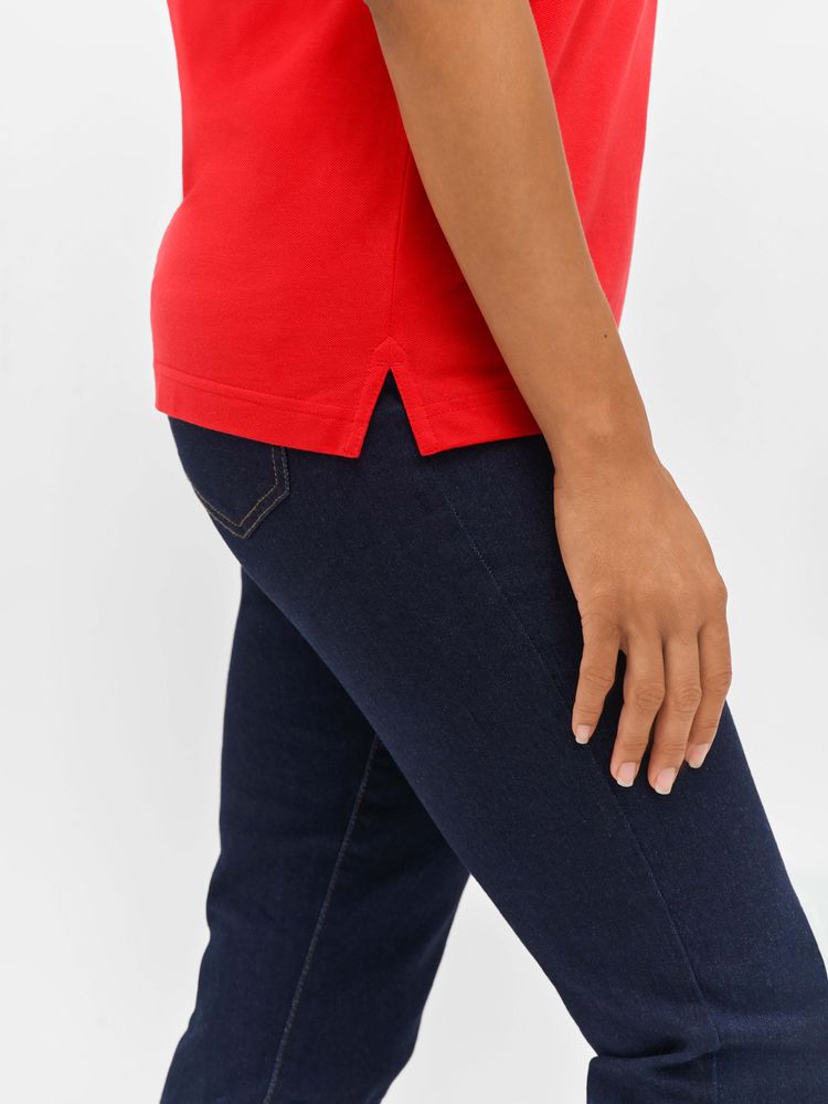 Рубашка поло унисекс Palermo, белая с темно-синим, размер XS