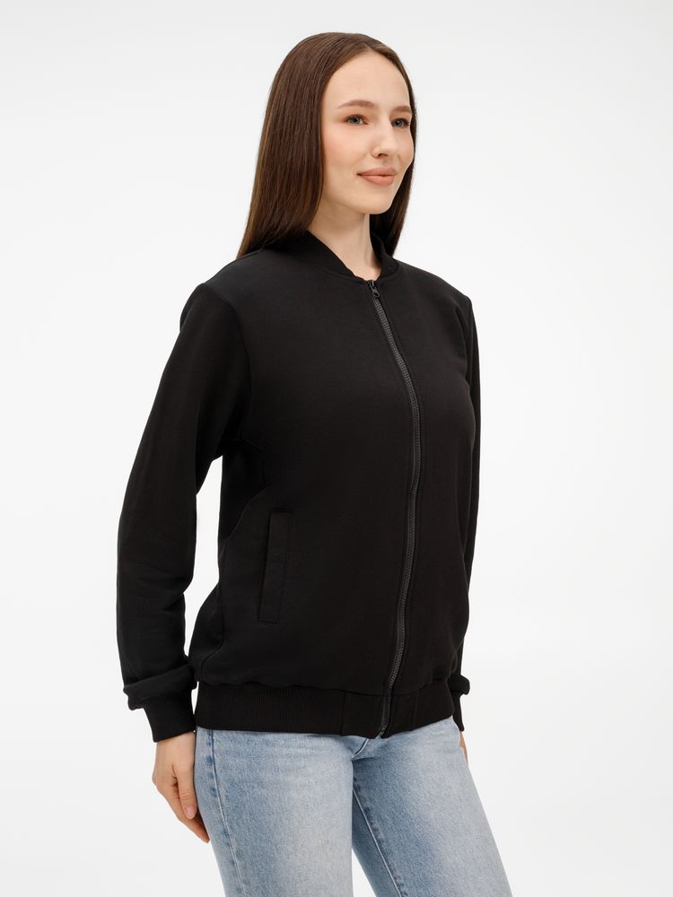 Бомбер унисекс Townie, черный, размер S