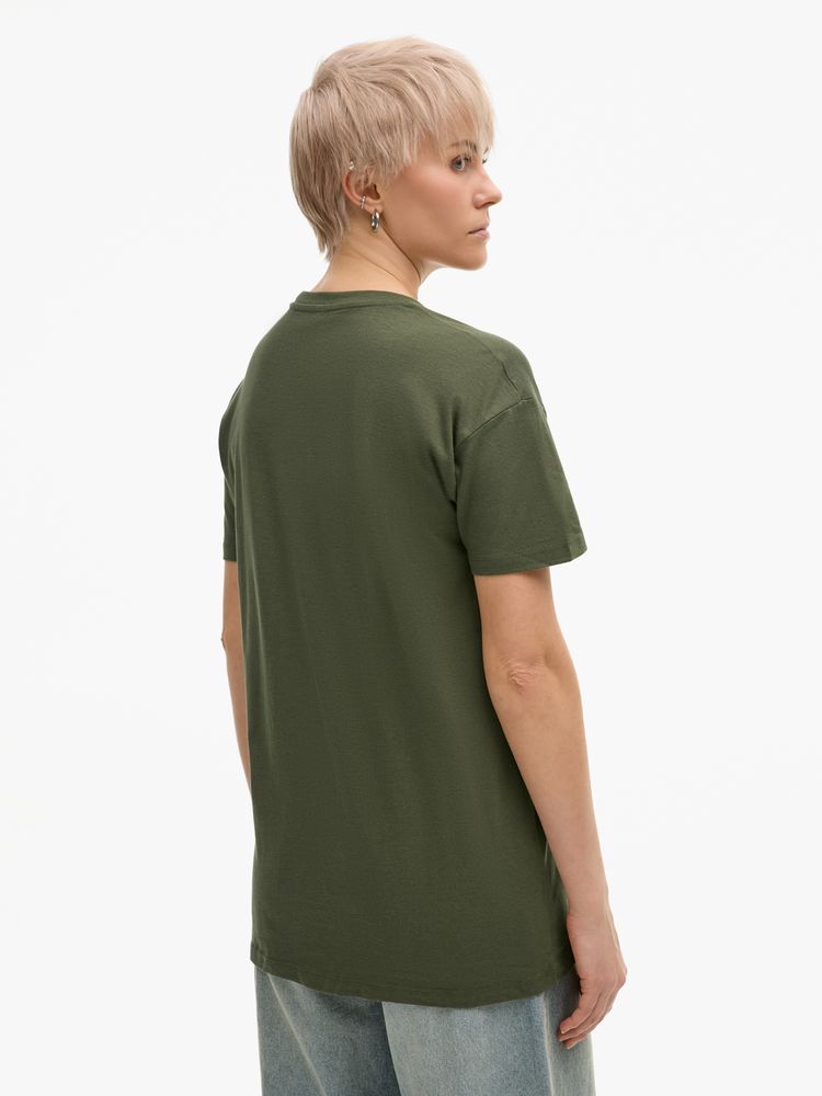 Футболка унисекс Regent 150, темный хаки, размер 5XL