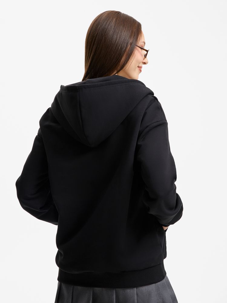 Толстовка унисекс оверсайз Sartoro, черная, размер XS/S