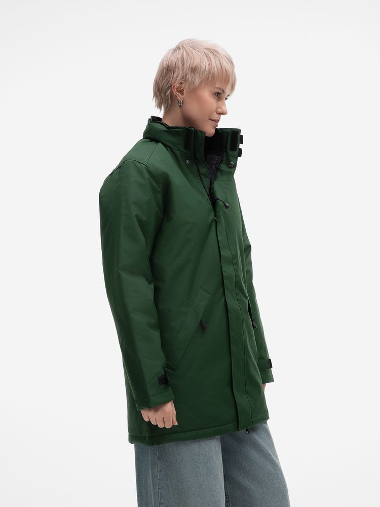 Куртка на стеганой подкладке Robyn, темно-зеленая, размер S