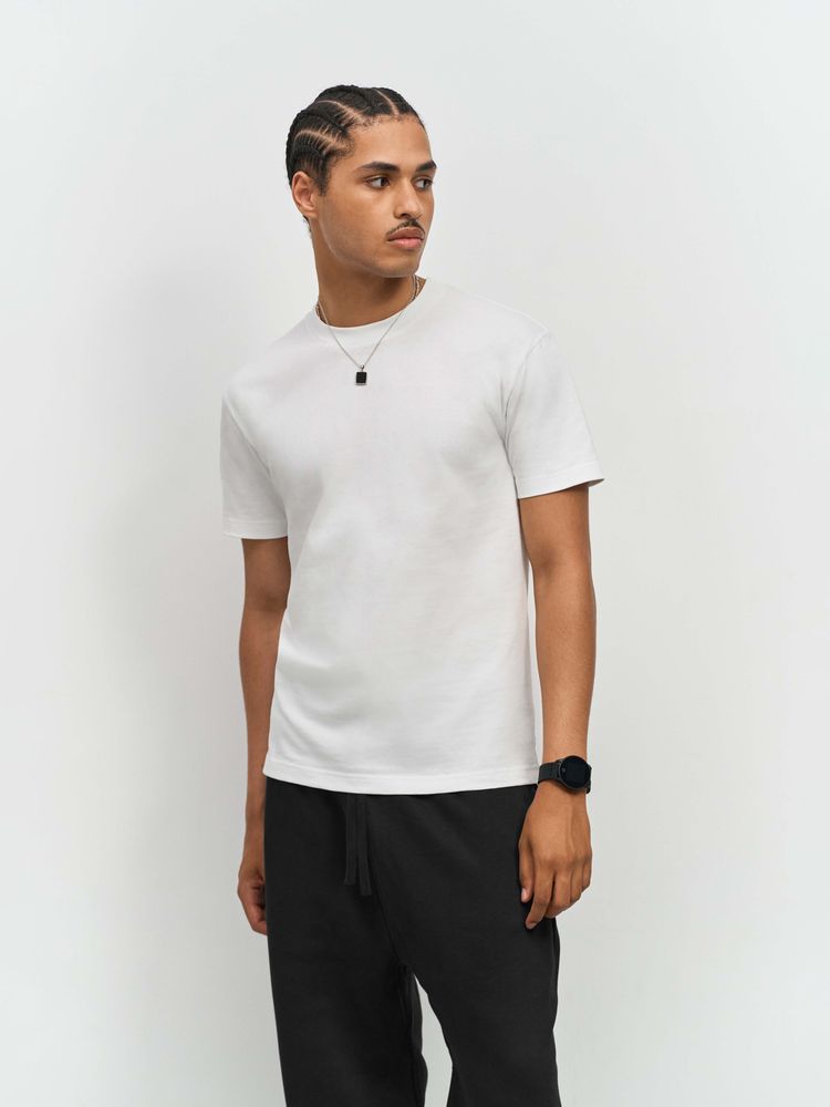 Футболка унисекс Cliff, светло-бежевая (неокрашенная), размер L