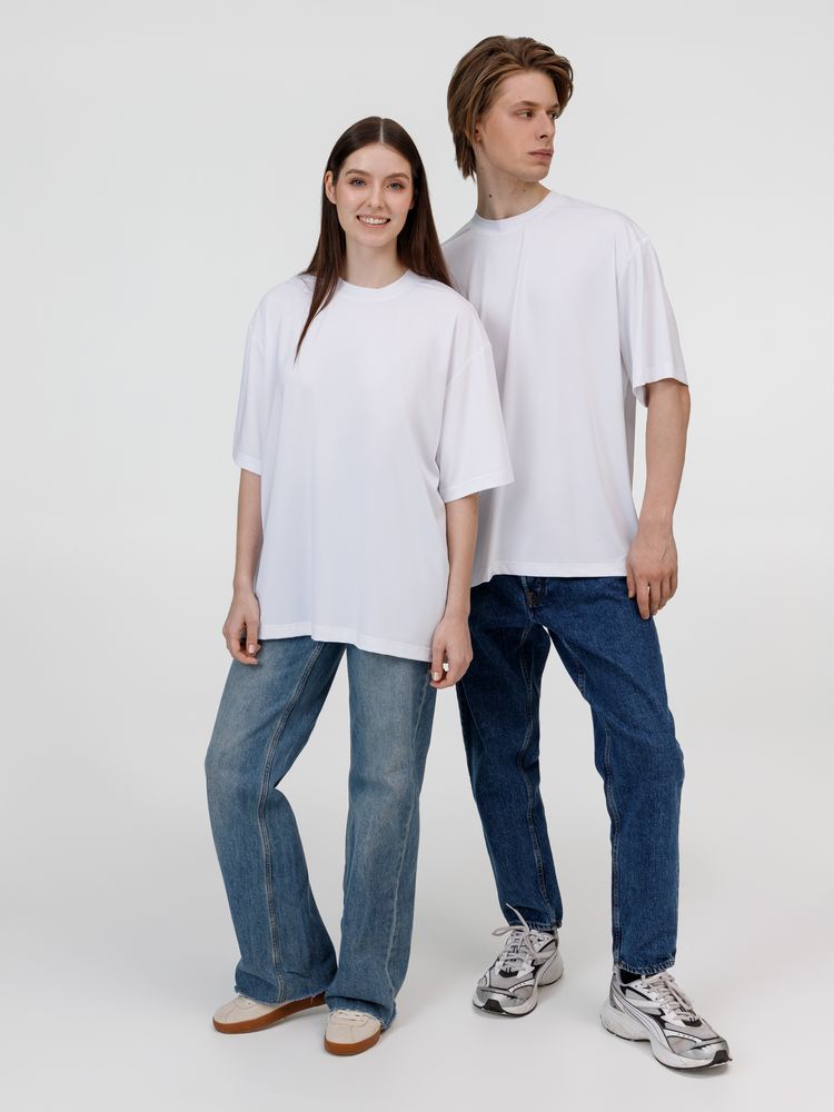 Футболка из бифлекса Morfiss, белая, размер XL/XXL