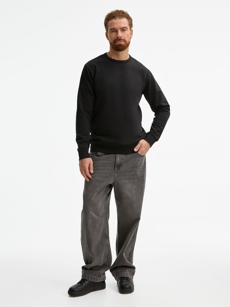 Толстовка унисекс Sully черная, размер XXL