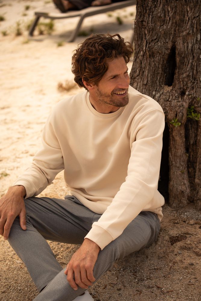 Свитшот унисекс Delta, оранжевый, размер M