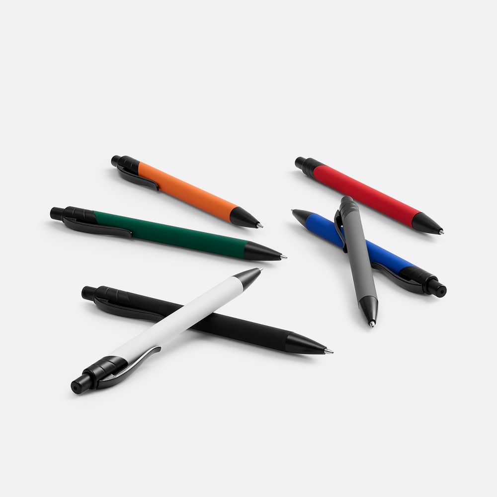 Ручка шариковая Undertone Black Soft Touch, красная